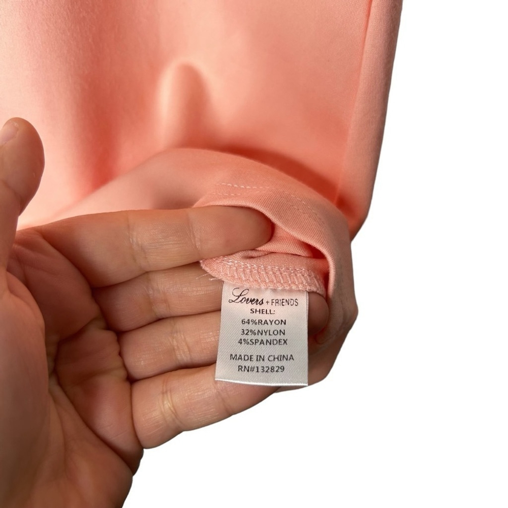 Lovers + Friends Blush Pink Arma Mini Off The Shoulder Party Dress Blush Pink S - Picture 7 of 11